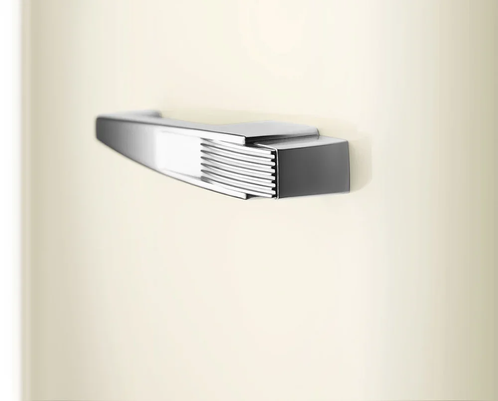 SMEG FAB28LCR6 Отдельностоящий однодверный холодильник, стиль 50-х годов, 60 см, кремовый, петли сле