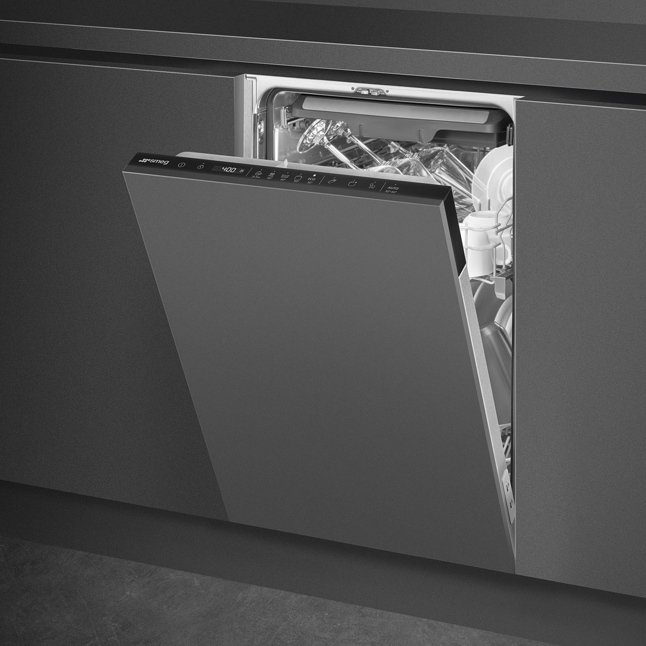 SMEG ST4533IN Полностью встраиваемая посудомоечная машина, 45 см